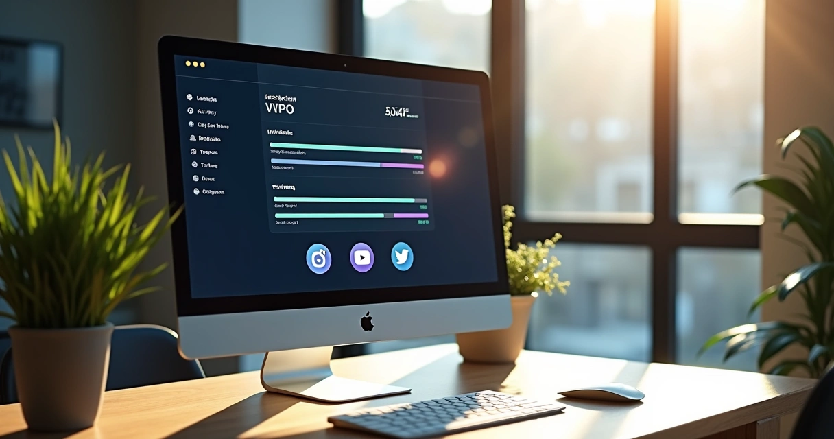 Computer exporting an edited video directly to social networks