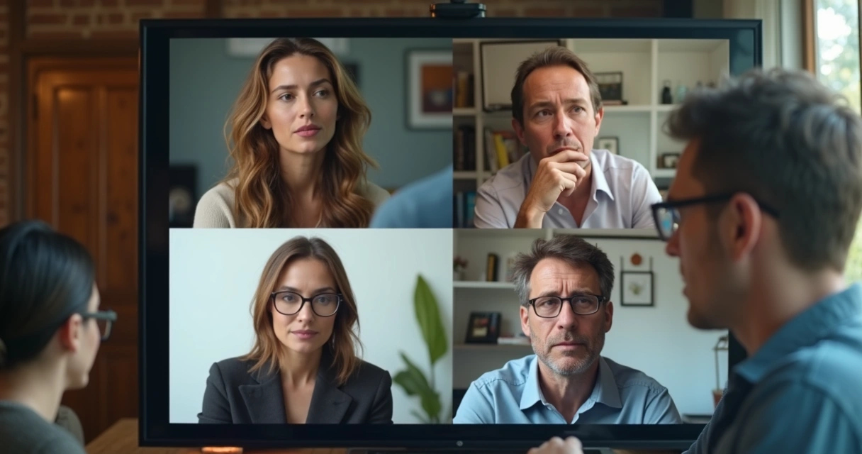 Emociones sutiles en participantes de videollamada