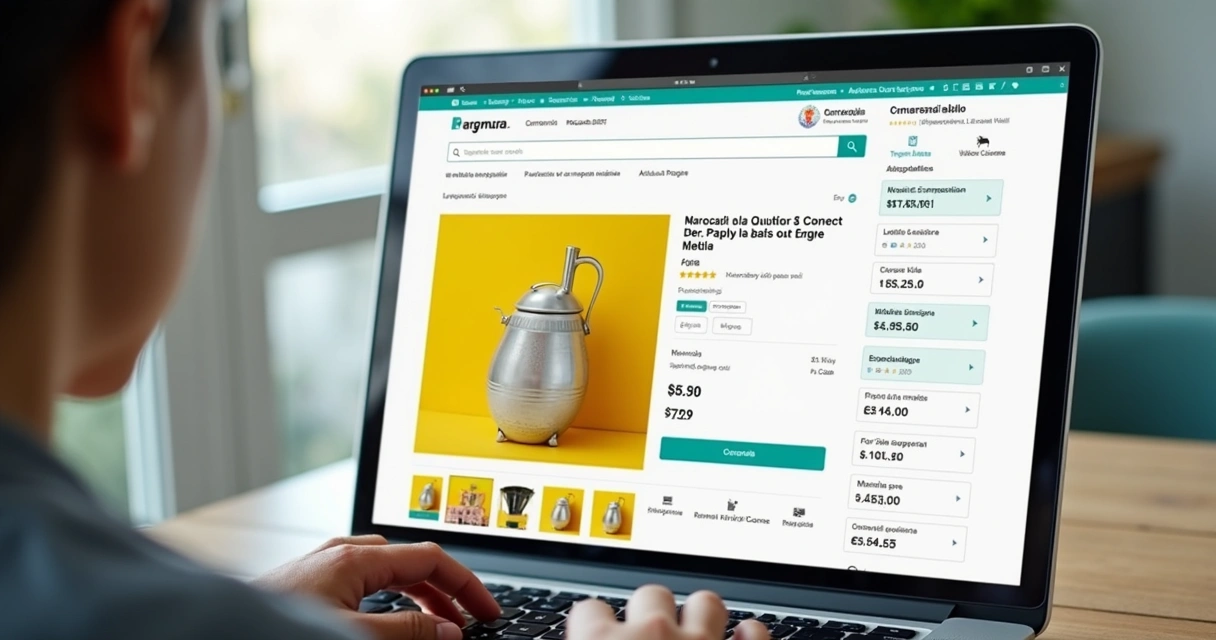 Extensão exibindo dados em página do Mercado Livre 