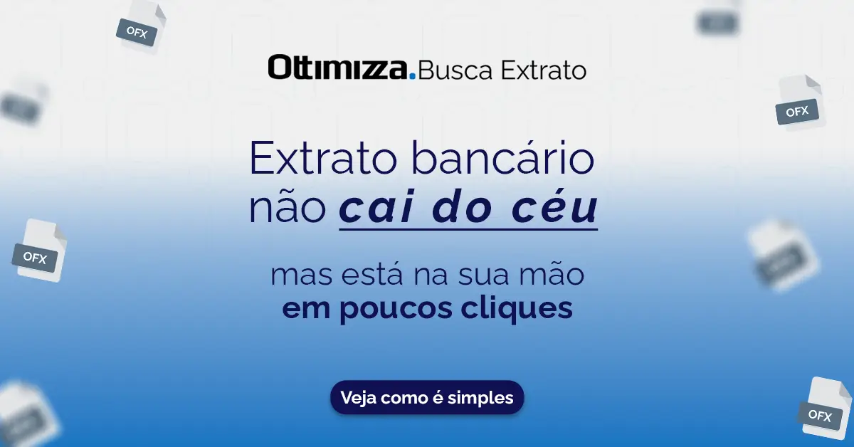 Texto extrato bancário não cai do céu com arquivos OFX ao redor