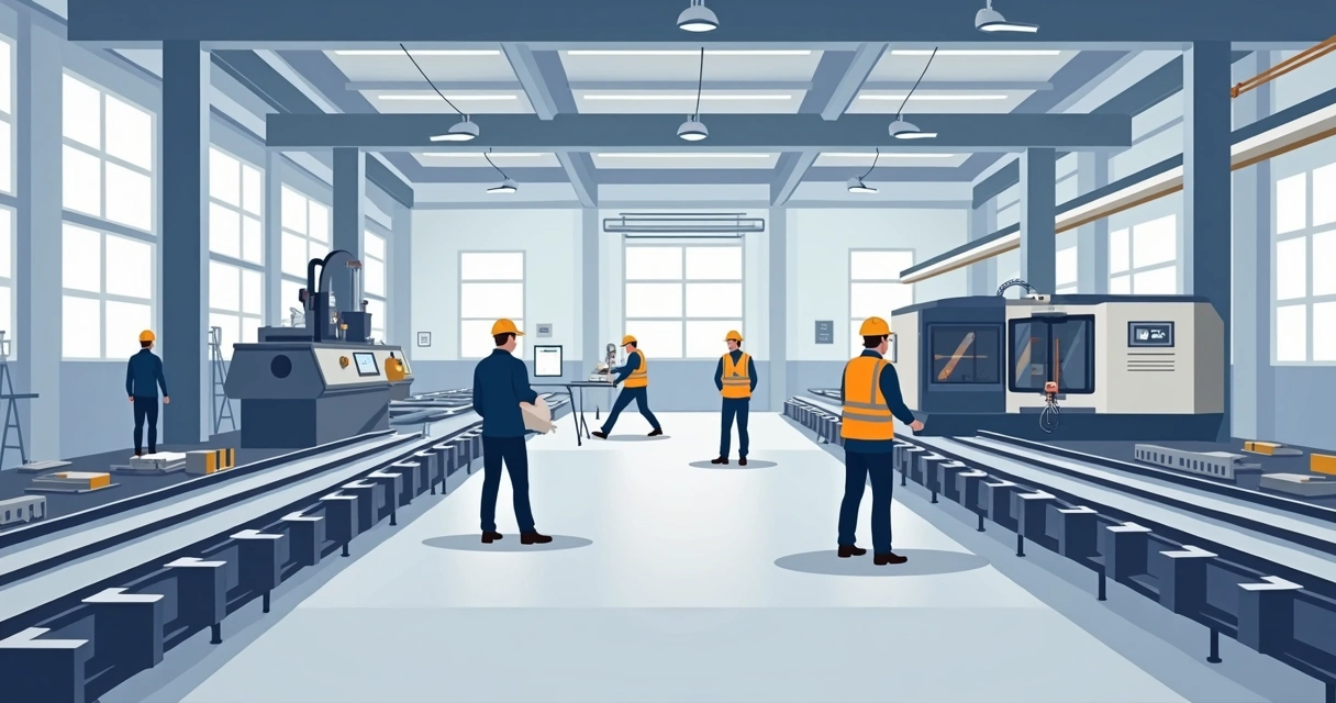 Linha de fabricação de mezanino metálico na indústria 