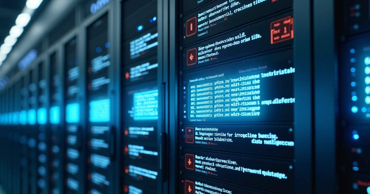 Ilustração realista de muitos computadores e dispositivos digitais com tela de erro, simbolizando a queda de diversos sites simultaneamente devido à falha na infraestrutura da internet 
