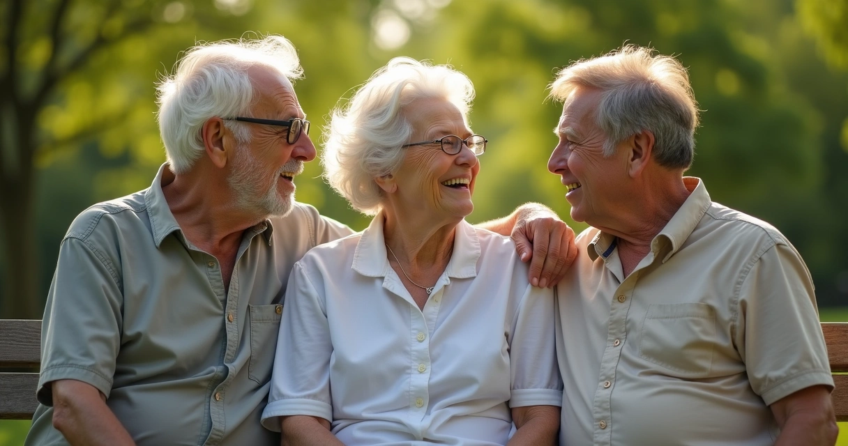 Família sentada ao ar livre retomando conversa reconfortante 