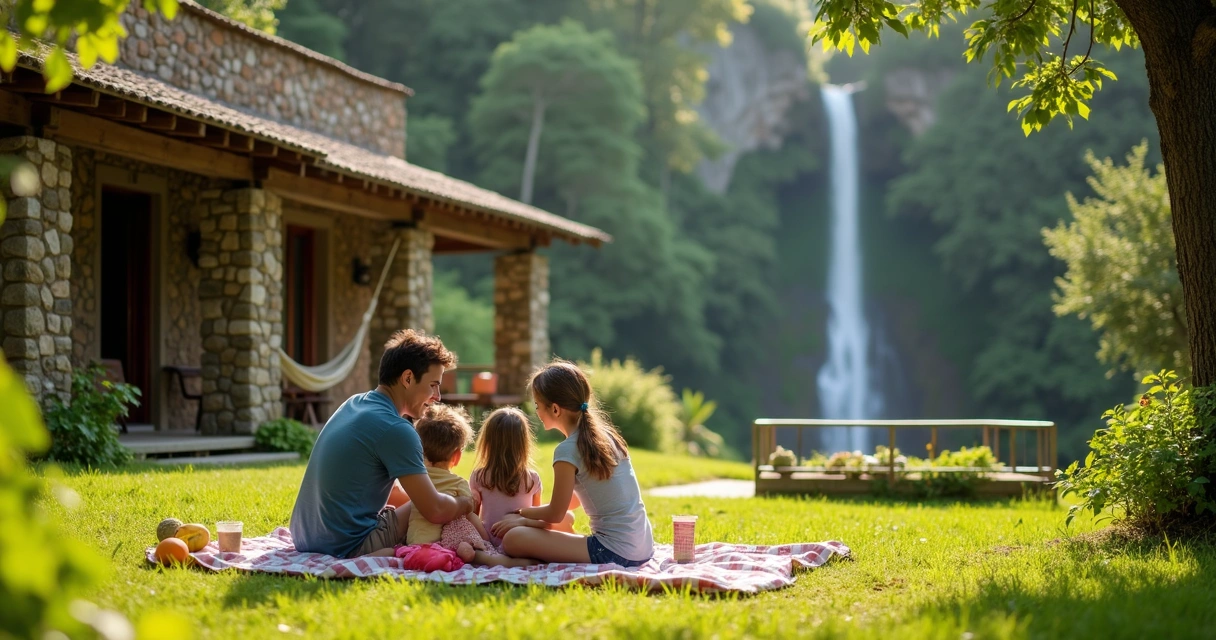 familia-casa-cachoeira-serra-413 Vantagens e dicas de casas de temporada em São Pedro da Serra