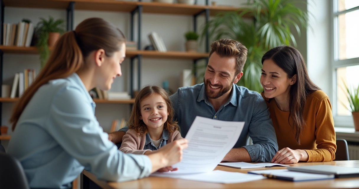 Família consulta advogado para resolver questões de plano de saúde 