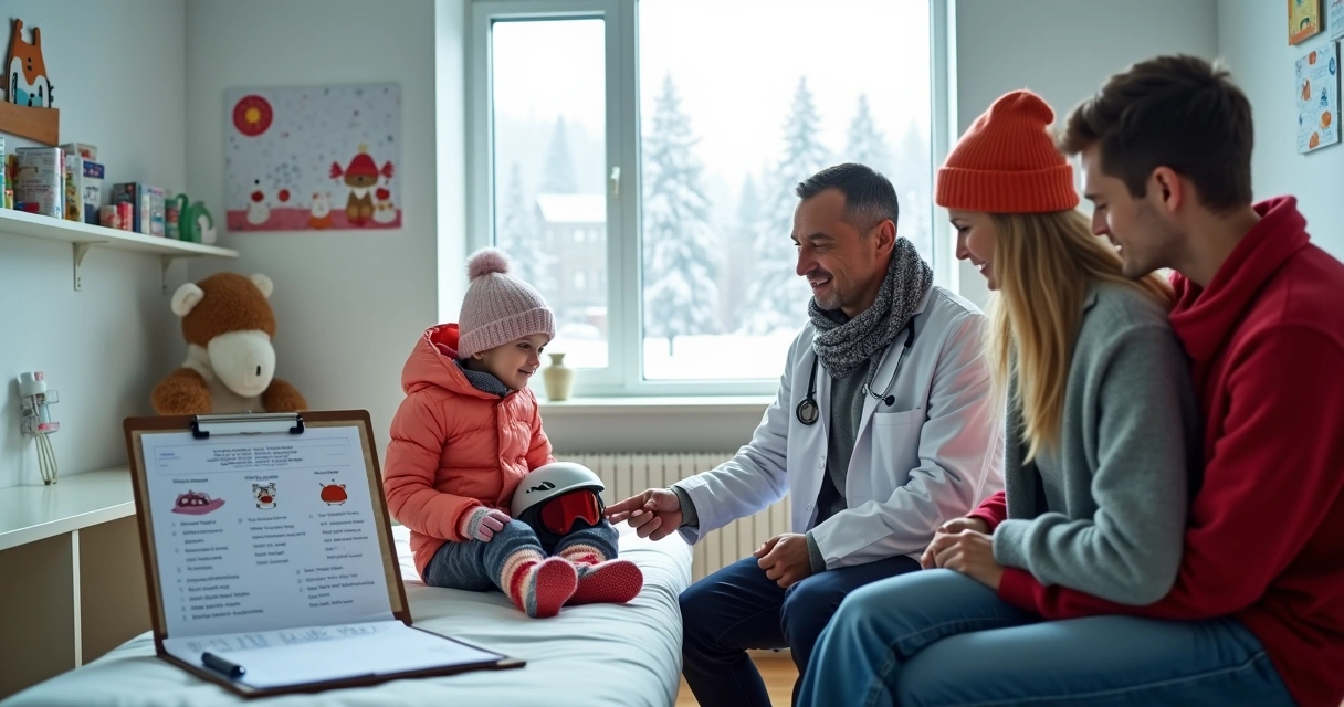 Pediatra orienta pais e criança antes de viagem para a neve 