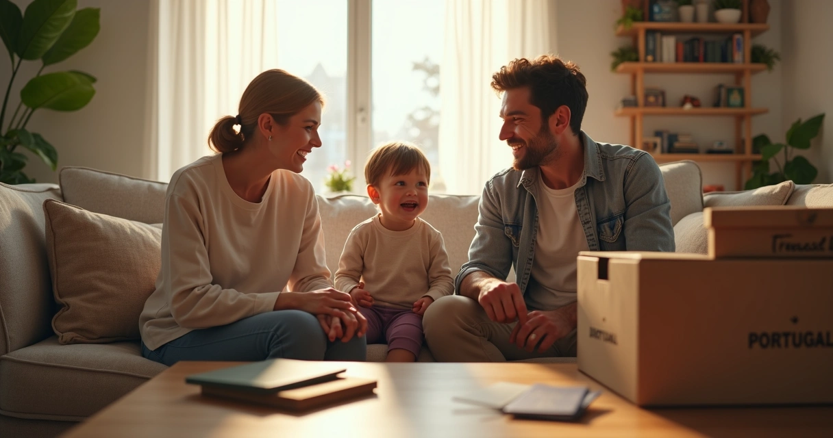 Família se preparando para mudar para Portugal 