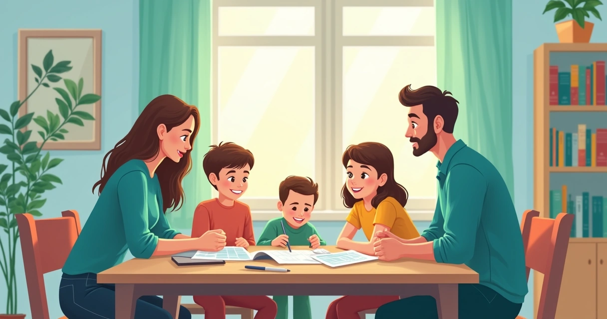 Família planejando futuro com seguro de vida 