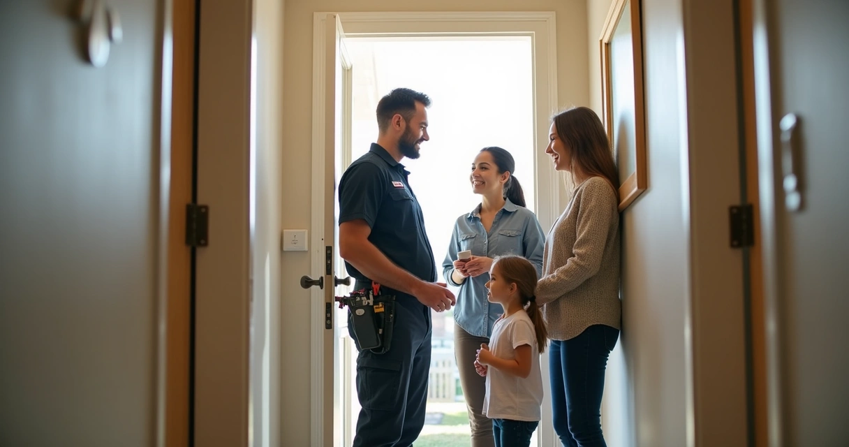 Família se sente segura recebendo técnico em casa 