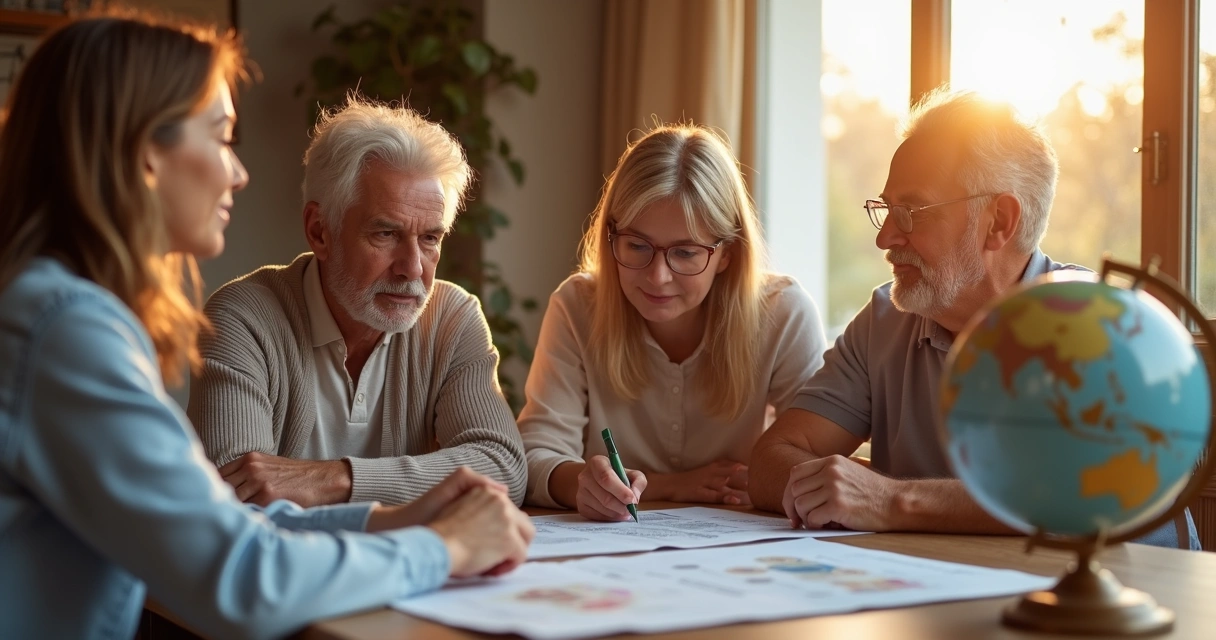 Família reunida por motivo de planejamento sucessório internacional 