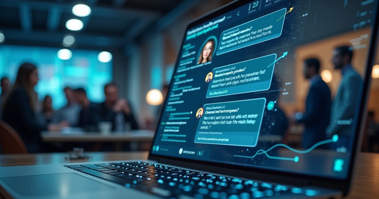 Tela de FAQ inteligente com respostas personalizadas 