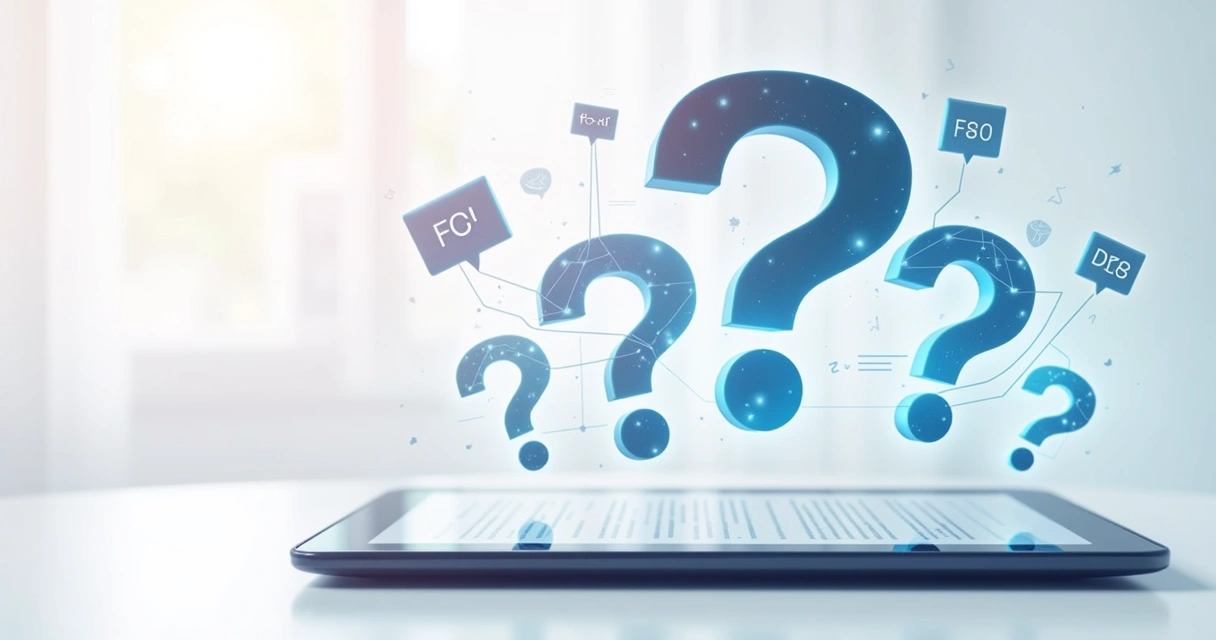 Representação visual para perguntas frequentes sobre IA