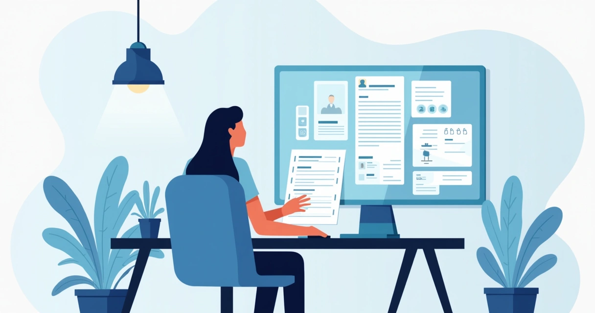 Sales representative generating a quote instantly using a cloud-based CPQ platform on a clean workspace