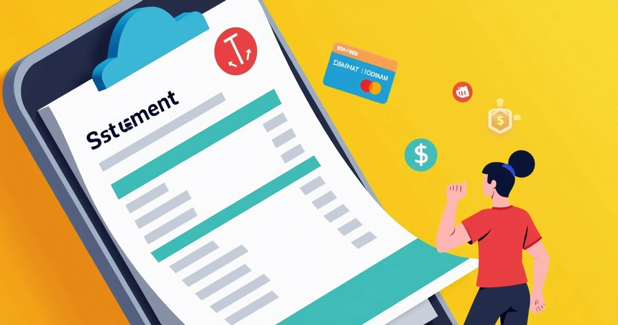 Tela de extrato exibindo nome fantasia, domínio e logotipo da loja na fatura de cartão de crédito. 