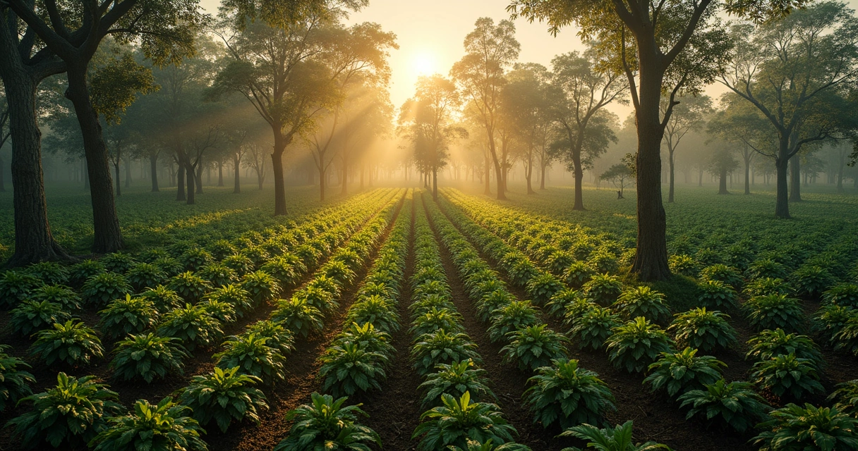 Plantação de cacau sombreada por árvores da Mata Atlântica 