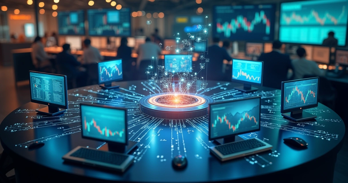 Futures commission merchant digital interface linking multiple clients to exchange clearinghouse hub