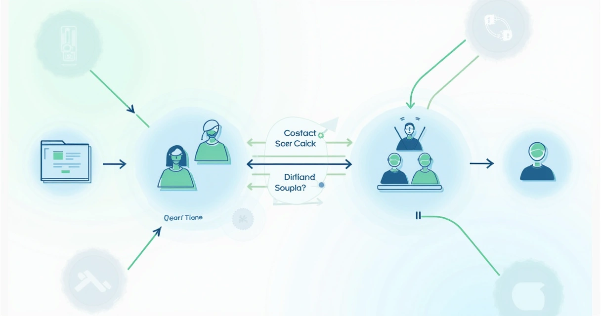 Diagram showing feature flag decision process in a development pipeline