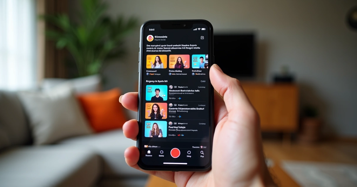 Tela de celular exibindo feed de cortes de rádio 
