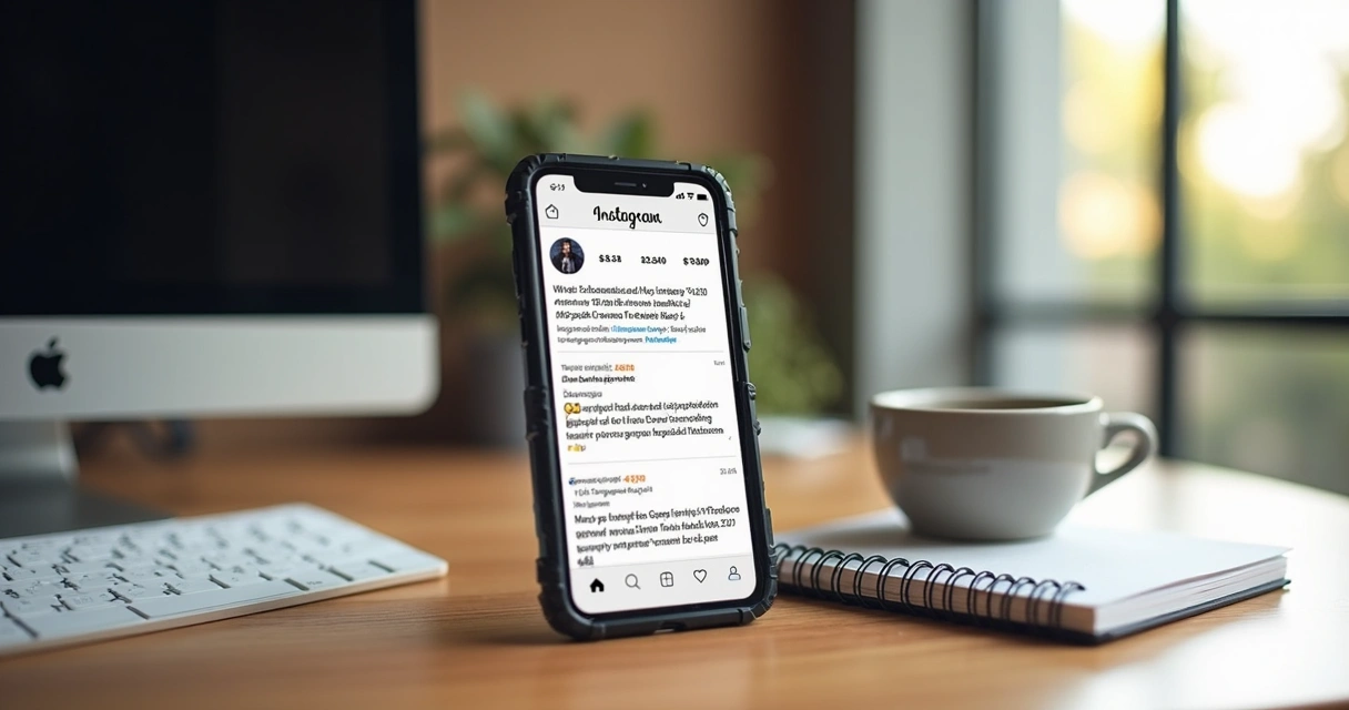Feed no Instagram com posts mostrando resultados práticos e depoimentos 