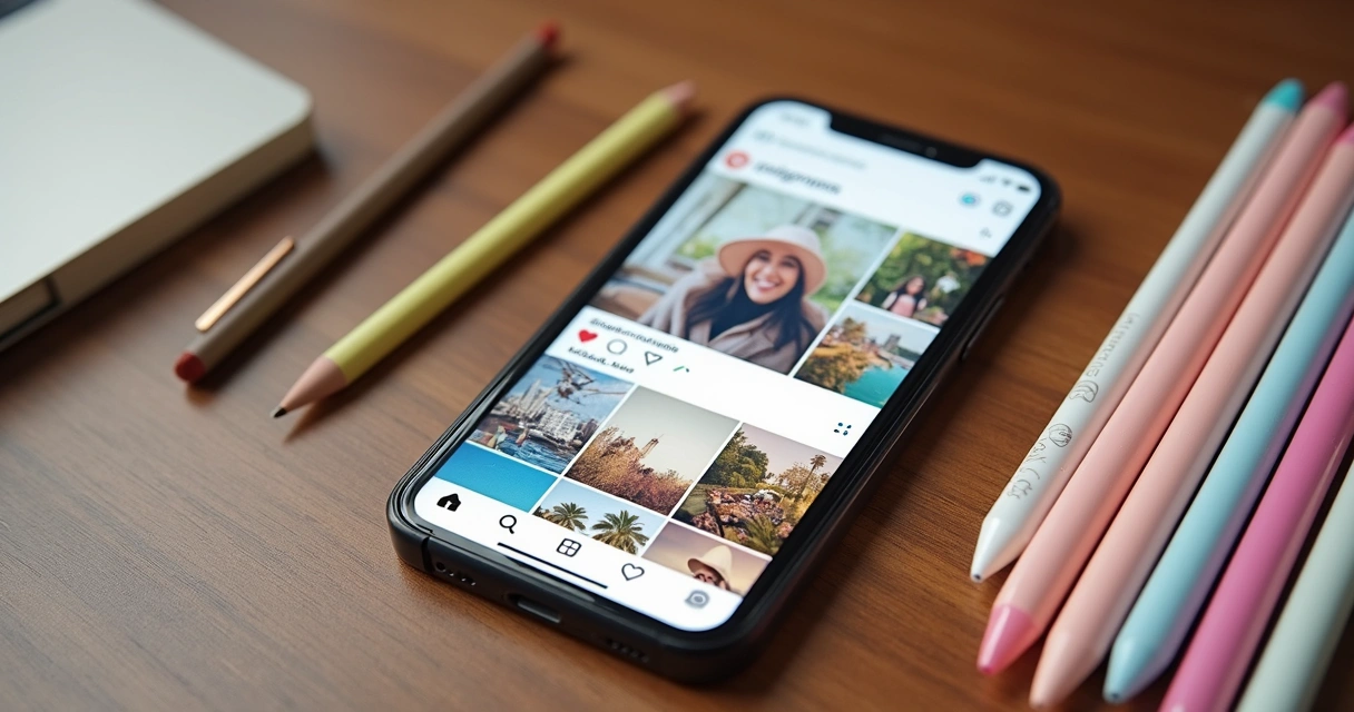 Feed do Instagram visualmente organizado com destaque para identidade visual 