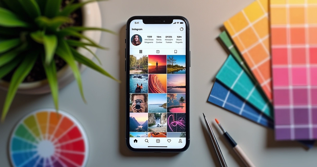 Feed do Instagram com design padronizado e atrativo 