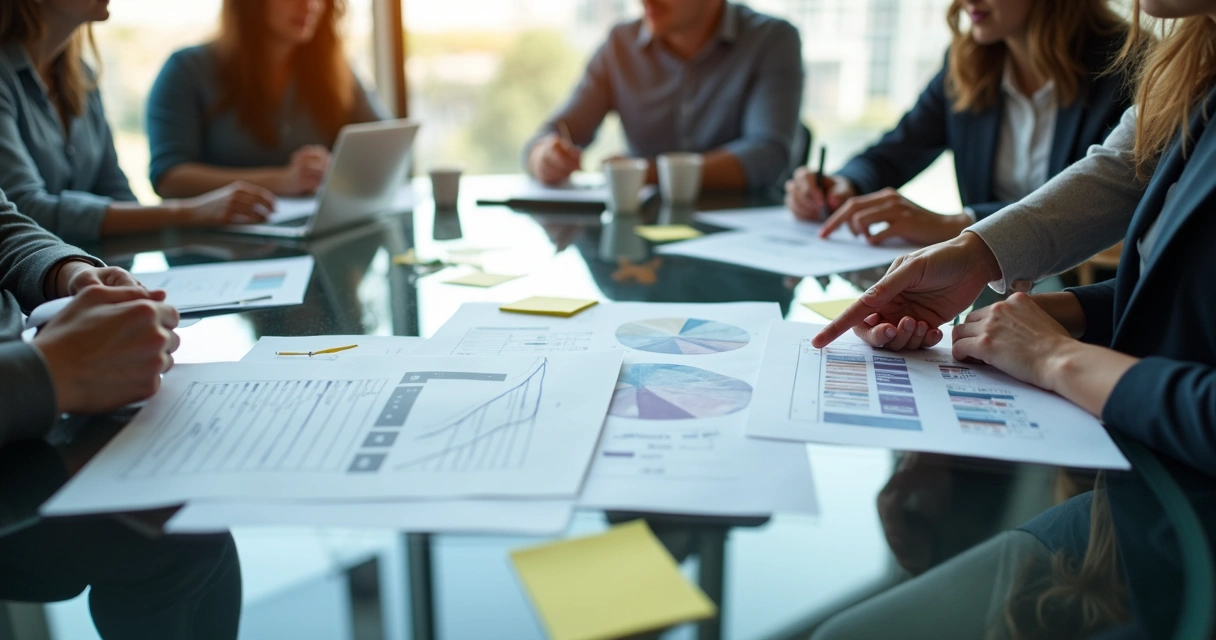 Equipe analisando feedbacks de processo seletivo 