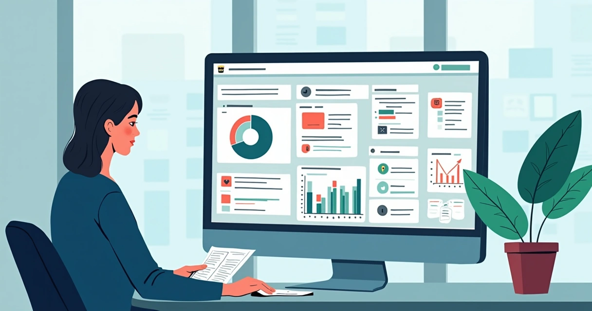 Dashboard de ferramenta organizando feedbacks de clientes 