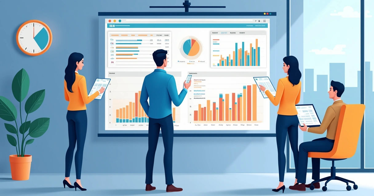 Time de vendas e parceiros utilizando ferramentas digitais para gestão de parcerias. 