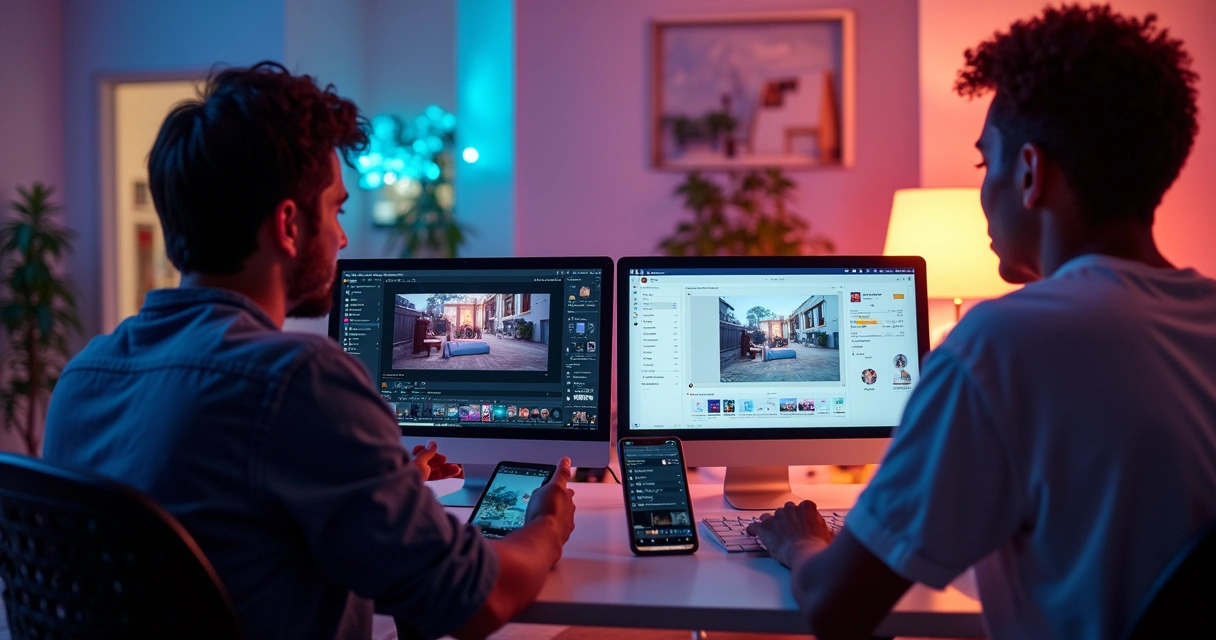 Ferramentas de edição disponíveis nas plataformas TikTok e Instagram. 