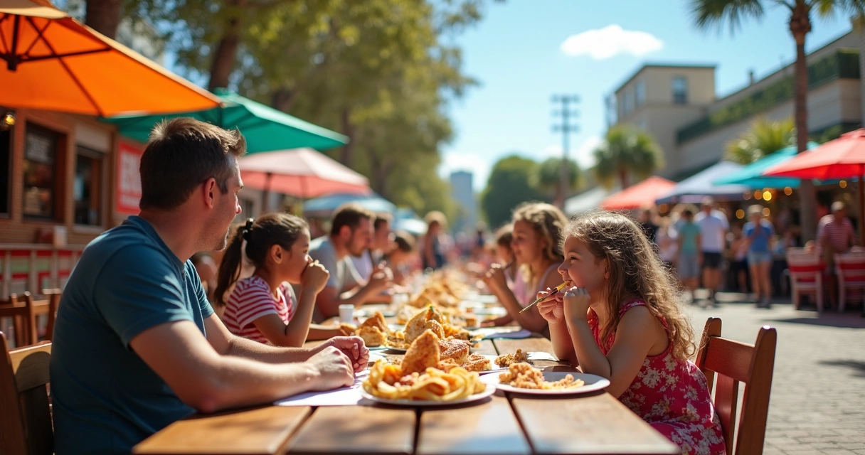 Festival gastronômico familiar ao ar livre em Orlando 
