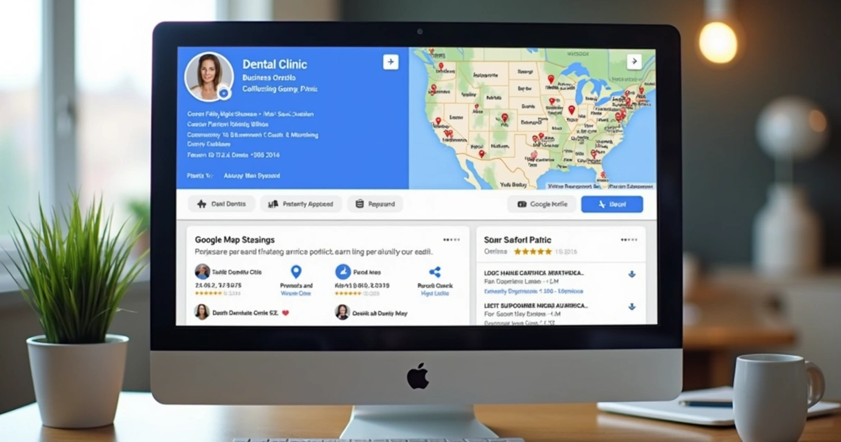Perfil odontológico otimizado no Google Maps 