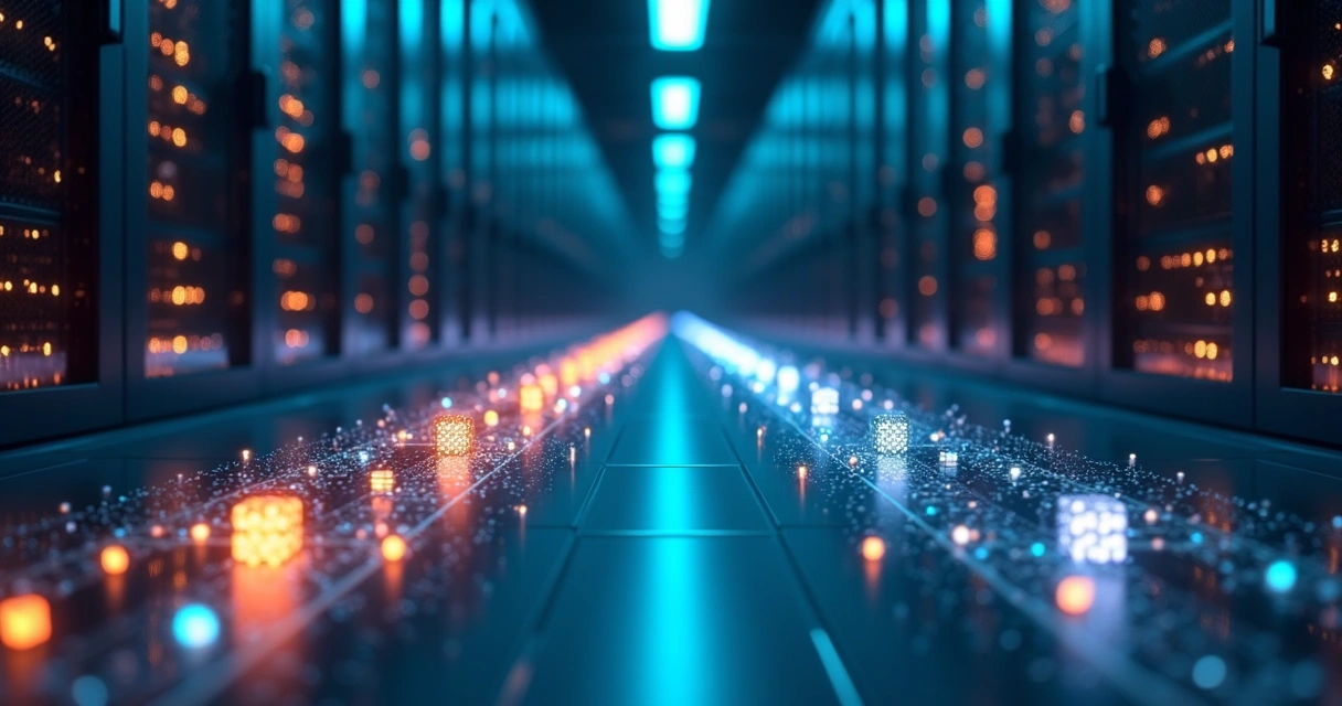 Fluxo de mensagens distribuídas passando por filas digitais 