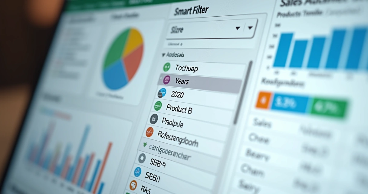 Filtro inteligente para dashboard Excel 