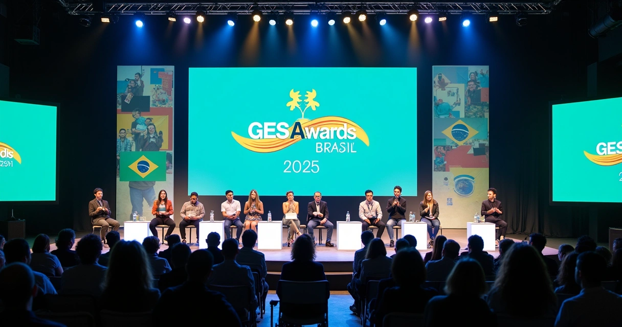 Finalistas de edtechs brasileiras em evento de premiação