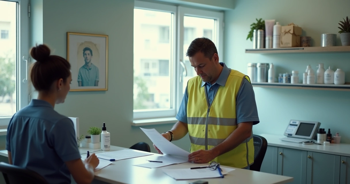 Fiscalização em clínica estética brasileira