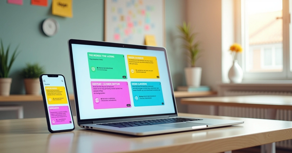 Tela de computador exibindo interface de flashcards interativos em uma plataforma online 