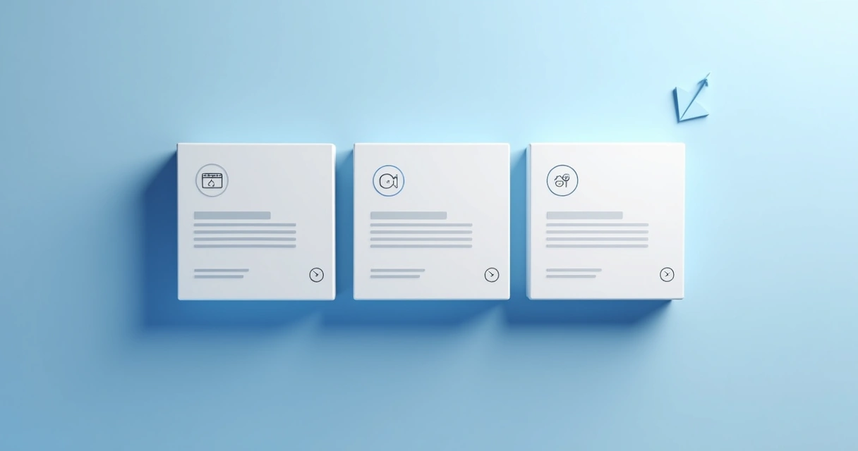 Seção institucional com elementos organizados via flexbox