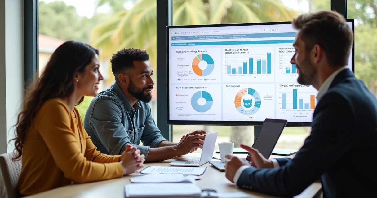 People reviewing Florida home financing and costs