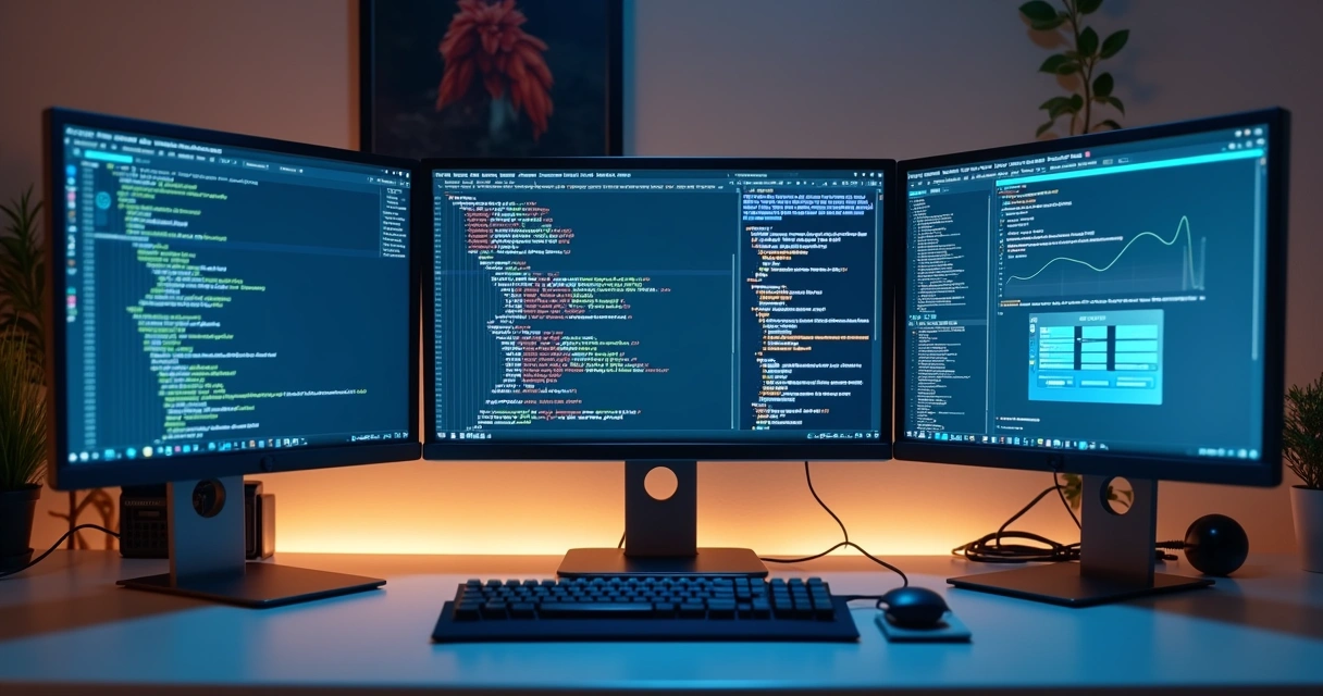 Fluxo visual de agentic coding com telas e automações 