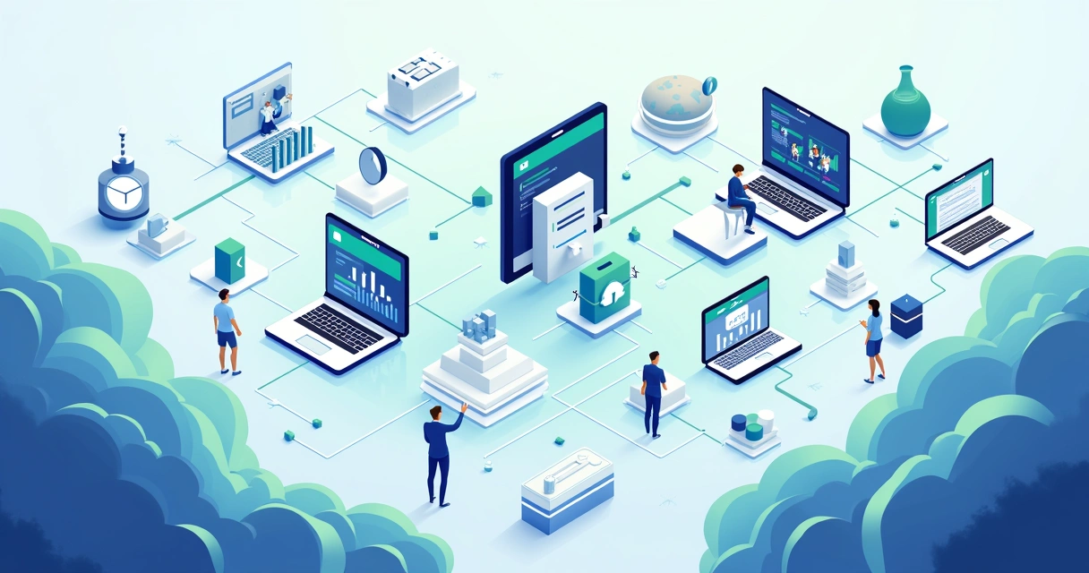 Diagrama de captação de leads com ferramentas open source. 