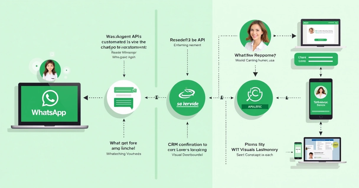 Fluxograma de atendimento automatizado via WhatsApp API 