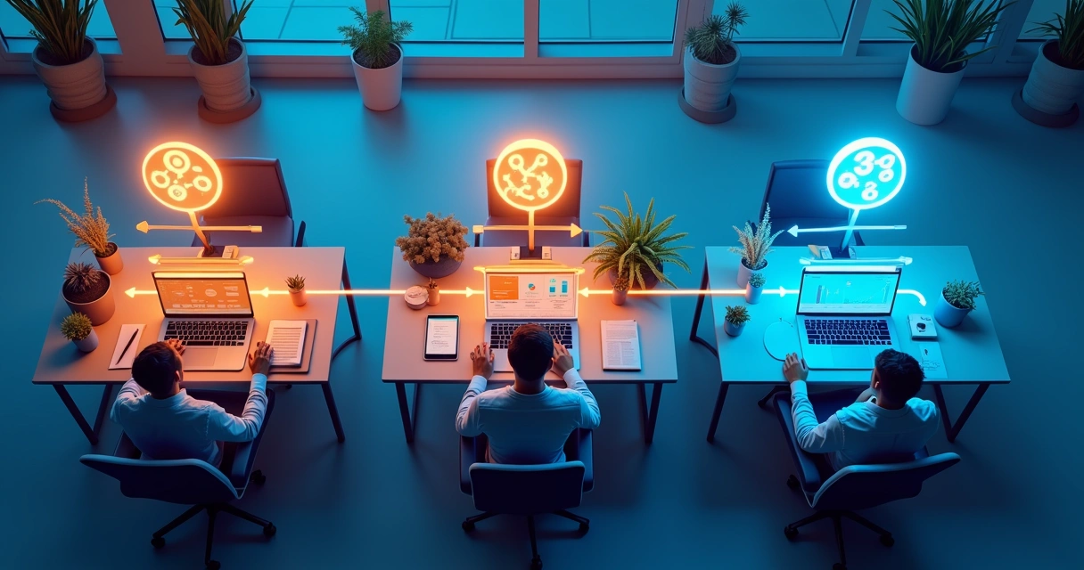 Fluxo visual de atendimento ao cliente com automação 