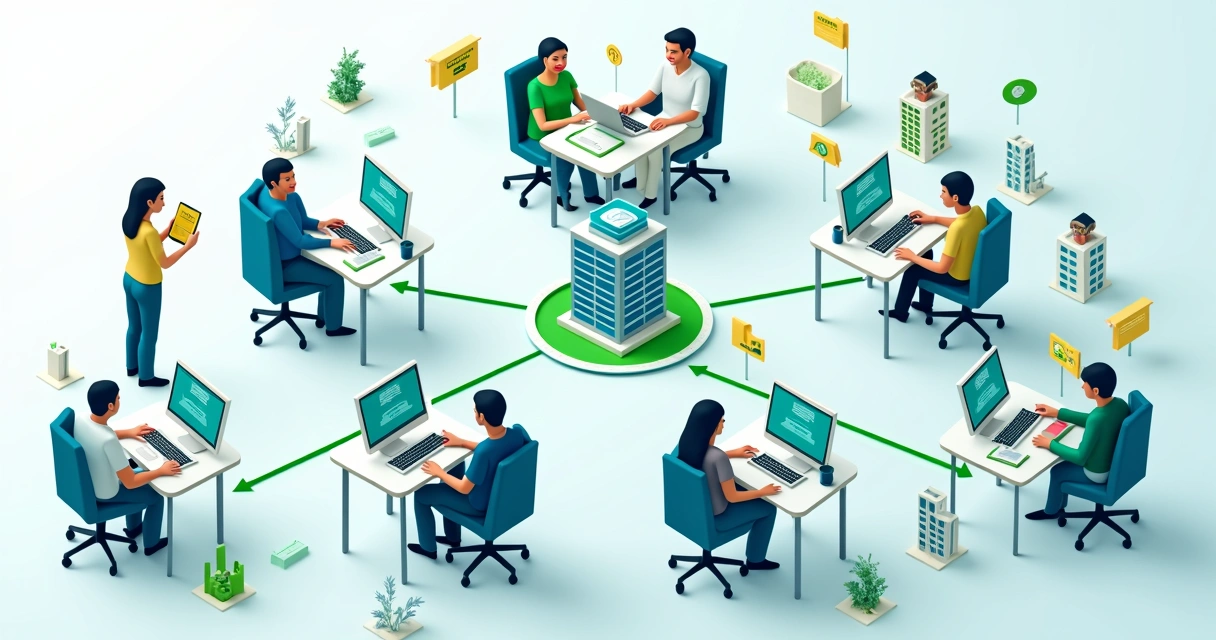 Fluxo de atendimento estruturado em uma plataforma de gestão condominial 