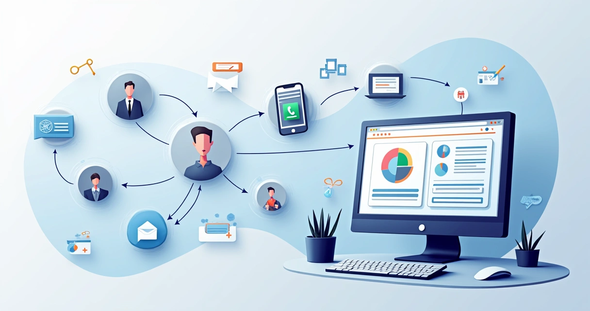 Fluxo conversacional digital de atendimento imobiliário 