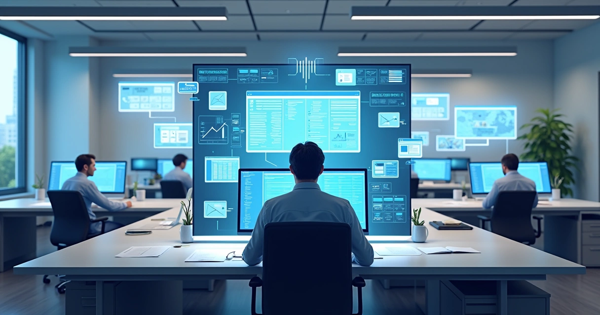 Fluxo de atendimento automatizado com IA em condomínio moderno 