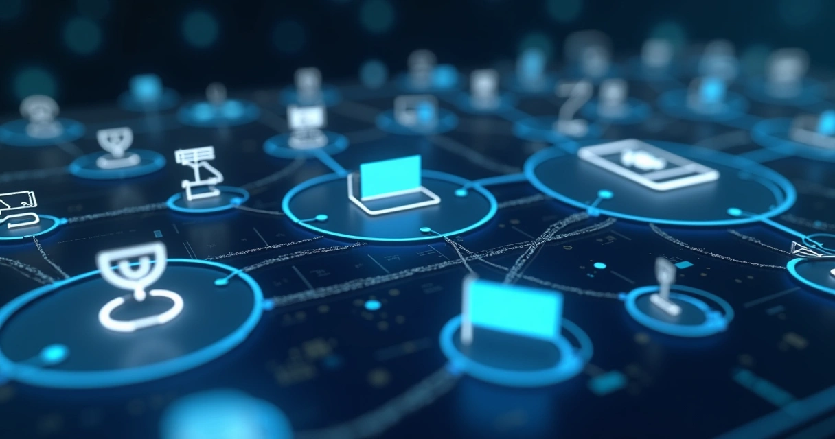 Fluxo automatizado conectando chatbot, IA e integrações 