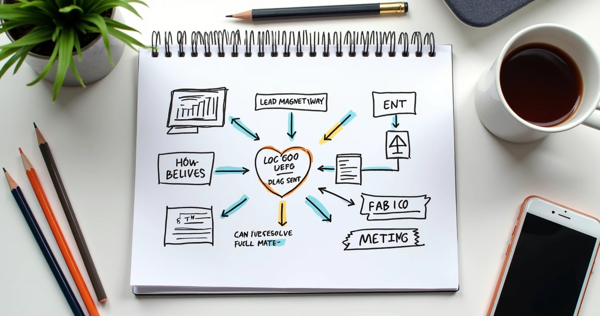 Diagrama mostrando etapas do fluxo de automação de mensagens no LinkedIn 