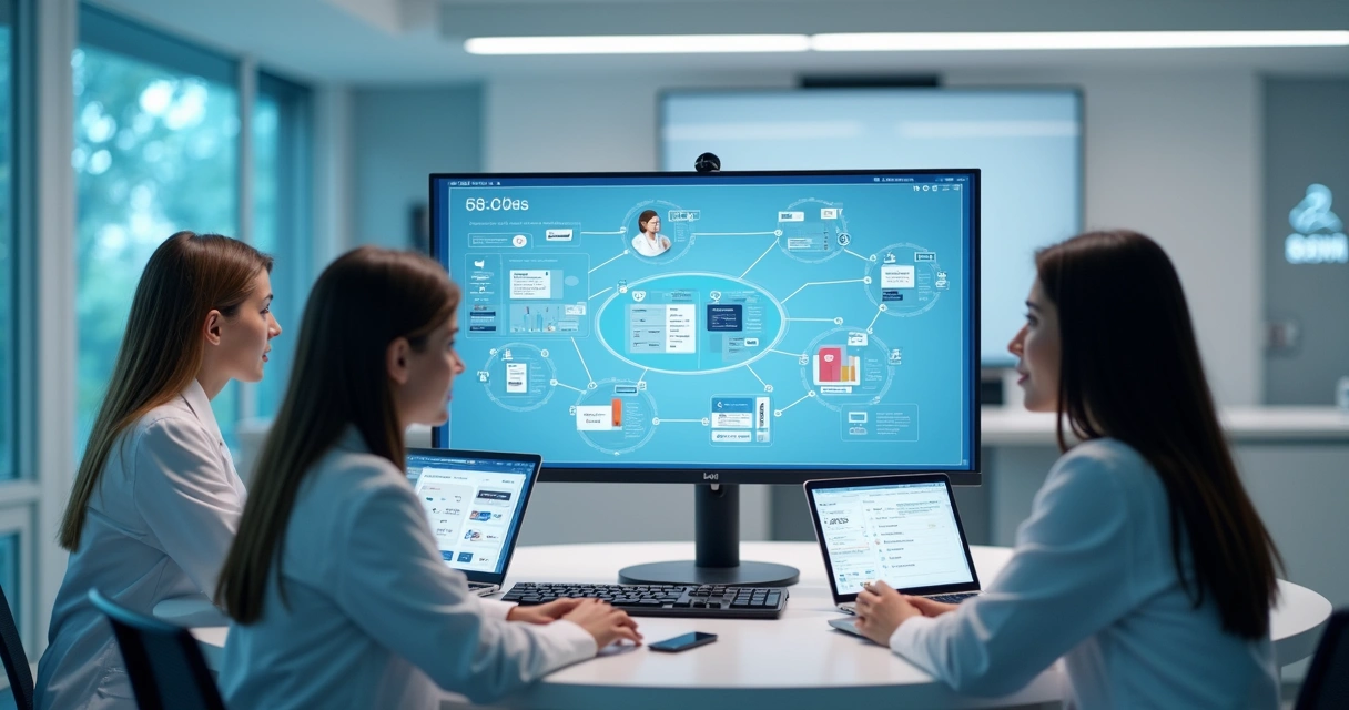 Fluxo de automação de marketing em clínicas com elementos de tecnologia presentes na gestão 