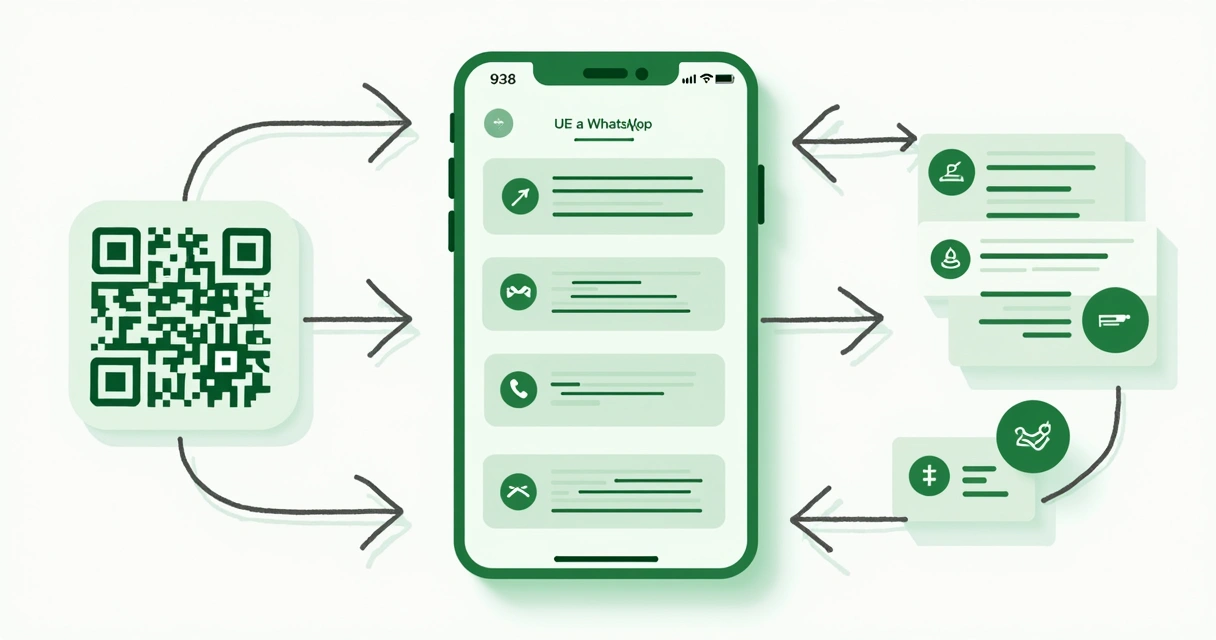 Fluxo automatizado do WhatsApp começando por QR code