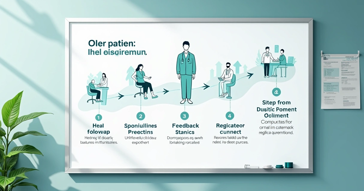 Fluxograma de automação mostrando etapas do retorno do paciente na clínica 